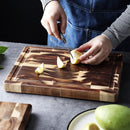 Premium Solid Wood Cutting Board – Elegant Kitchen Prep Essential
