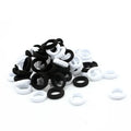 200PCS Women Girls Colorful Nylon Elastic Hair Bands Ponytail Hold Small Hair Tie Rubber Bands Scrunchie Hair Accessories