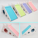Wooden Small Pet Hideout – Cozy Slide House for Hamsters & Small Animals