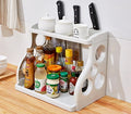 Multi-Layer Kitchen Storage Shelf – Space-Saving Counter Organizer
