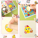 320 Easter Egg Animal Stickers Make Your Own Easter Egg Face Stickers DIY Easter Basket Stuffing Game School Goody Bag Reward Party Favor Supply