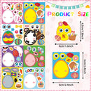 320 Easter Egg Animal Stickers Make Your Own Easter Egg Face Stickers DIY Easter Basket Stuffing Game School Goody Bag Reward Party Favor Supply