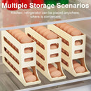 4-Layer Rolling Egg Organizer – Space-Saving Fridge Storage Solution