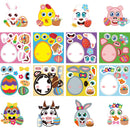 320 Easter Egg Animal Stickers Make Your Own Easter Egg Face Stickers DIY Easter Basket Stuffing Game School Goody Bag Reward Party Favor Supply