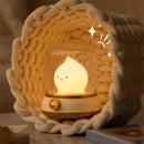 Retro Mini LED Night Lamp – Cozy USB Rechargeable Desk Light