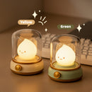 Retro Mini LED Night Lamp – Cozy USB Rechargeable Desk Light