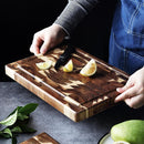 Premium Solid Wood Cutting Board – Elegant Kitchen Prep Essential
