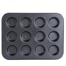 Non-Stick 12-Cup Muffin Pan – Perfect Baking Tray for Cupcakes & More