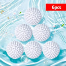 6pcs Silicone Anti Fouling Drum Laundry Ball, Essential Cleaning Supplies for Laundry Reusable Home Clean Bathroom