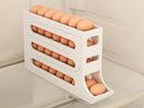 4-Layer Rolling Egg Organizer – Space-Saving Fridge Storage Solution