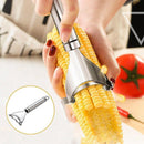 Stainless Steel Corn Stripper – Quick & Easy Kernel Remover