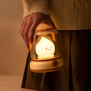 Retro Mini LED Night Lamp – Cozy USB Rechargeable Desk Light
