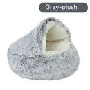 Semi-closed Cat Bed Four Seasons Universal Cover Shell Nest Small Dog Winter Pet Supplies