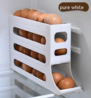 4-Layer Rolling Egg Organizer – Space-Saving Fridge Storage Solution