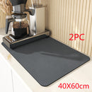 Super Absorbent Dish Drying Mat – Fast Dry Kitchen Counter Protector