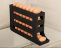 4-Layer Rolling Egg Organizer – Space-Saving Fridge Storage Solution