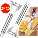 Stainless Steel Corn Stripper – Quick & Easy Kernel Remover