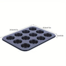 Non-Stick 12-Cup Muffin Pan – Perfect Baking Tray for Cupcakes & More