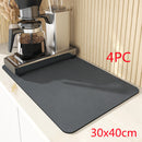 Super Absorbent Dish Drying Mat – Fast Dry Kitchen Counter Protector