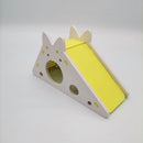 Wooden Small Pet Hideout – Cozy Slide House for Hamsters & Small Animals