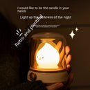 Retro Mini LED Night Lamp – Cozy USB Rechargeable Desk Light